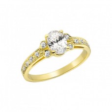 Δαχτυλίδι Χρυσό 14K (RI392 - RY109)